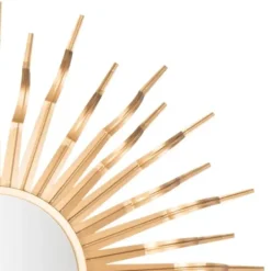Decorative Mirrors-Kirkland's Home Naya Golden Sunburst Wall Mirror