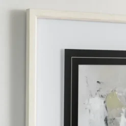 Framed Art-Kirkland's Home Neutral Abstract Matted Ii Framed Art Print Tan