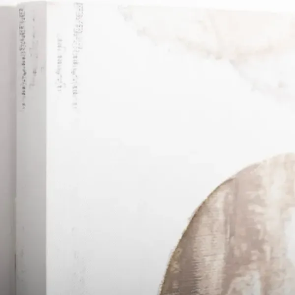 Canvas Art-Kirkland's Home Neutral Abstract Spheres Canvas Art Print Tan/Gray/White