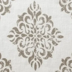 Curtains & Drapes-Kirkland's Home Neutral Basketweave Curtain Panel Set, 84 In. Tan
