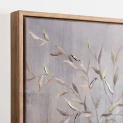 Canvas Art-Kirkland's Home Neutral Botanical Vases Framed Canvas Art Print Gray