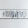 Framed Art-Kirkland's Home Neutral Brush Strokes Framed Art Print White/Gray/Black