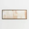 Framed Art-Kirkland's Home Neutral Brush Strokes Framed Canvas Art Print White/Tan