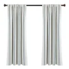 Curtains & Drapes-Kirkland's Home Neutral Chevron 2-Pc. Curtain Panel Set, 84 In. Tan