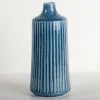 Vases-Kirkland's Home Neutral Clay Vessel Vases, Set Of 3 Black/White/Gray