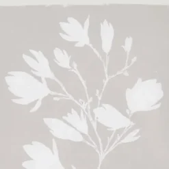 Framed Art-Kirkland's Home Neutral Floral Sprigs 3-Pc. Framed Art Set White/Gray
