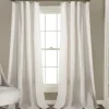 Curtains & Drapes-Kirkland's Home Neutral Linen Blend Curtain Panel Set, 84 In Tan