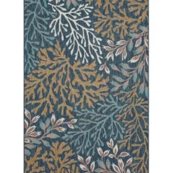 Outdoor Rugs-Kirkland's Home Neutral Melbourne Indoor/Outdoor Area Rug, 5X7 Gray