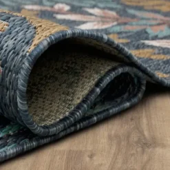Outdoor Rugs-Kirkland's Home Neutral Melbourne Indoor/Outdoor Area Rug, 5X7 Gray