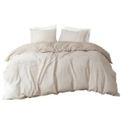 Duvets-Kirkland's Home Neutral Oversized 3-Pc. King Duvet Cover Set Tan