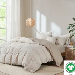 Duvets-Kirkland's Home Neutral Oversized 3-Pc. King Duvet Cover Set Tan