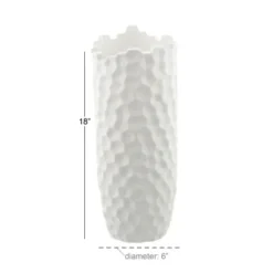 Vases-Kirkland's Home Neutral Wide Mouth Vases, Set Of 3 Gray/Blue/White