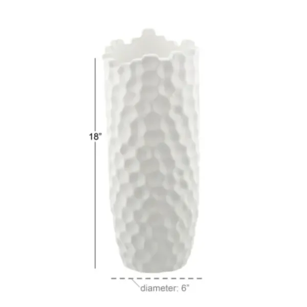 Vases-Kirkland's Home Neutral Wide Mouth Vases, Set Of 3 Gray/Blue/White