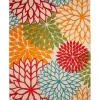 Outdoor Rugs-Kirkland's Home Nia Santorini Palms Outdoor Area Rug, 7X9 Tan