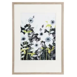 Framed Art-Kirkland's Home Night Foliage I Framed Art Print Blue/White/Black