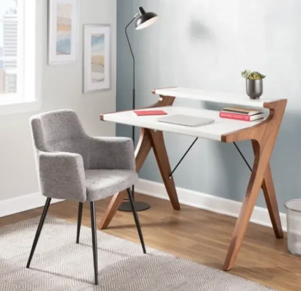 Dining Chairs-Kirkland's Home Noise Midcentury Dining Chairs, Set Of 2 Gray