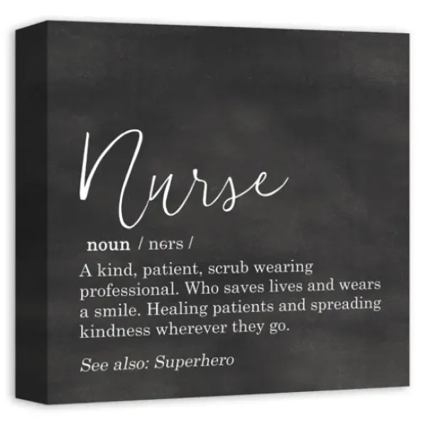 Wall Quotes & Signs-Kirkland's Home Nurse Definition Canvas Art Print Black