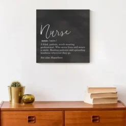 Wall Quotes & Signs-Kirkland's Home Nurse Definition Canvas Art Print Black