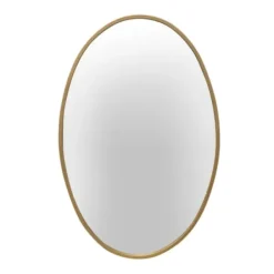 Decorative Mirrors-Kirkland's Home Oakland Oval Wall Mirror Gold