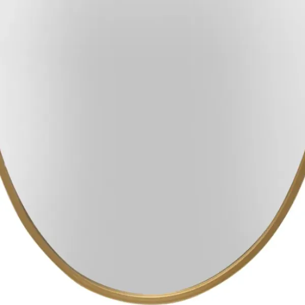 Decorative Mirrors-Kirkland's Home Oakland Oval Wall Mirror Gold