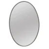 Decorative Mirrors-Kirkland's Home Oakland Oval Wall Mirror Silver