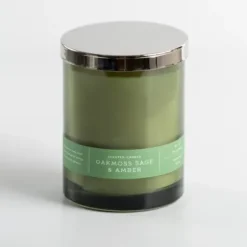 Candles-Kirkland's Home Oakmoss Sage & Amber Single Wick Jar Candle Green