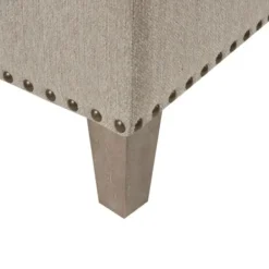 Benches & Ottomans-Kirkland's Home Oatmeal Tufted Square Ottoman Tan