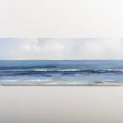 Canvas Art-Kirkland's Home Ocean Landscape Canvas Art Print Blue