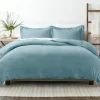 Duvets-Kirkland's Home Ocean Solid 3-Pc. Twin Duvet Cover Set Blue