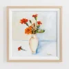 Framed Art-Kirkland's Home October Marigold Framed Art Print Orange/Red/Ivory
