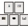 Gallery Wall Frames-Kirkland's Home Offset Mat 5X7 5-Pc. Gallery Wall Frame Set Black
