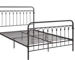 Beds & Headboards-Kirkland's Home Oil Rubbed Bronze Metal Platform Full Bed Brown