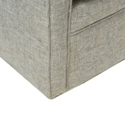 Accent Chairs-Kirkland's Home Olivia Oatmeal Swivel Accent Chair Ivory/Gray