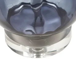 Table Lamps-Kirkland's Home Ombre Blue Glass Teardrop Table Lamp White