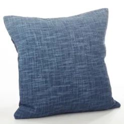 Pillows-Kirkland's Home Ombre Down Filled Square Throw Pillow Blue