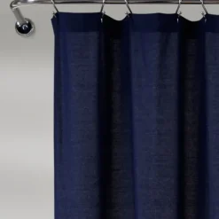 Shower Curtains-Kirkland's Home Ombre Gray Stripe Yarn Dyed Shower Curtain Tan