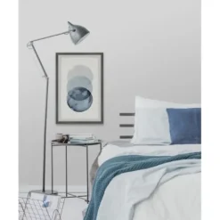 Framed Art-Kirkland's Home Ombre Overlapping Circles Giclee Framed Art Print Blue/White