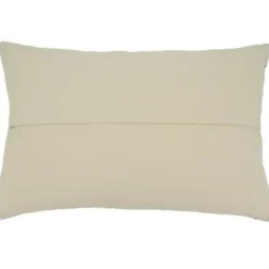 Pillows-Kirkland's Home Onyx Corded Line Stripe Lumbar Throw Pillow Black/Gray/White