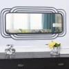 Decorative Mirrors-Kirkland's Home Onyx Ringed Oblong Frame Wall Mirror