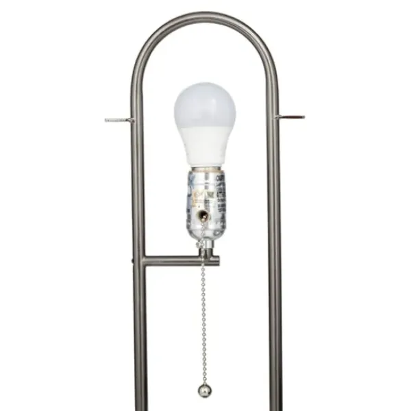 Table Lamps-Kirkland's Home Open Metal Loop Table Lamp Black