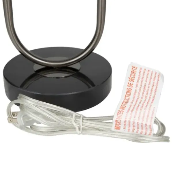 Table Lamps-Kirkland's Home Open Metal Loop Table Lamp Black