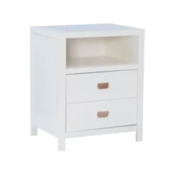 Accent & End Tables-Kirkland's Home Open Shelf Wood Accent Table White