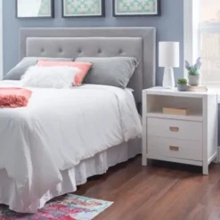 Accent & End Tables-Kirkland's Home Open Shelf Wood Accent Table White