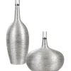 Vases-Kirkland's Home Orange And Brown Ceramic Vases, Set Of 2 Orange/Brown/Tan