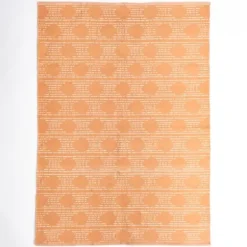 Outdoor Rugs-Kirkland's Home Orange Bright Floral Burst Outdoor Area Rug, 7X10 Multi