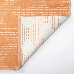Outdoor Rugs-Kirkland's Home Orange Bright Floral Burst Outdoor Area Rug, 7X10 Multi
