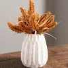 Arrangements & Greenery-Kirkland's Home Orange Wheat Arrangement In White Vase Ivory/Orange