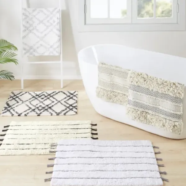 Bathroom Rugs-Kirkland's Home Oregano Chenille Bath Mat, 24 In. Green