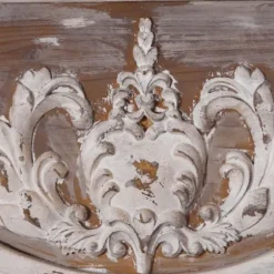 Decorative Mirrors-Kirkland's Home Ornate Antique White Wood Wall Mirror