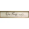 Wall Quotes & Signs-Kirkland's Home Our Family Framed Wooden Wall Plaque White/Black/Brown